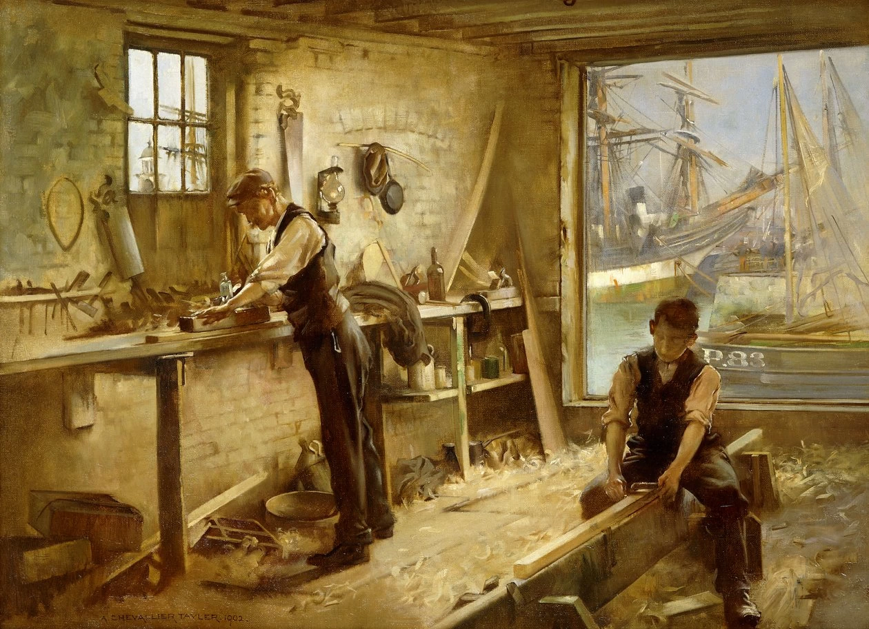Il laboratorio del costruttore navale